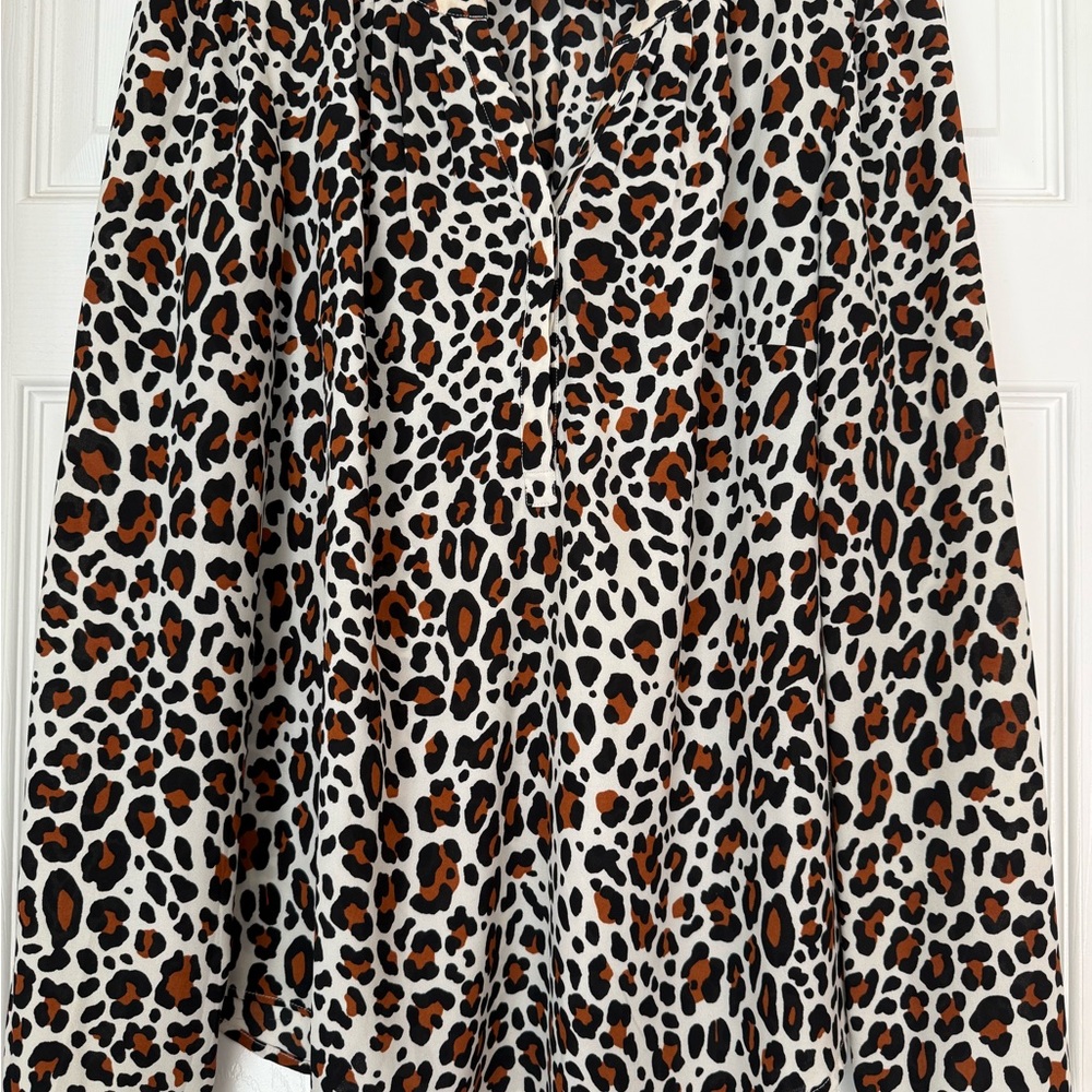 Leopard Print Women's Skirt